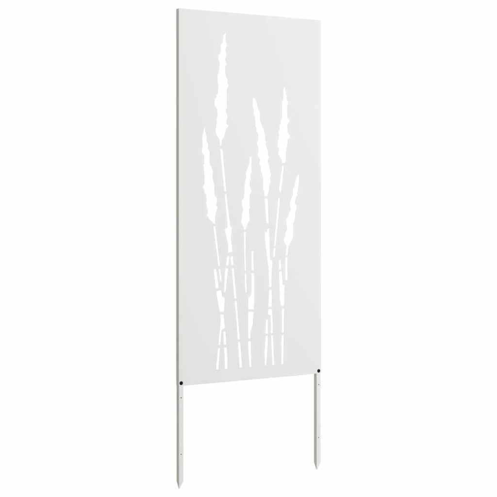 Schermo per privacy in giardino Floreale Bianco 50 x 140 cm 876309