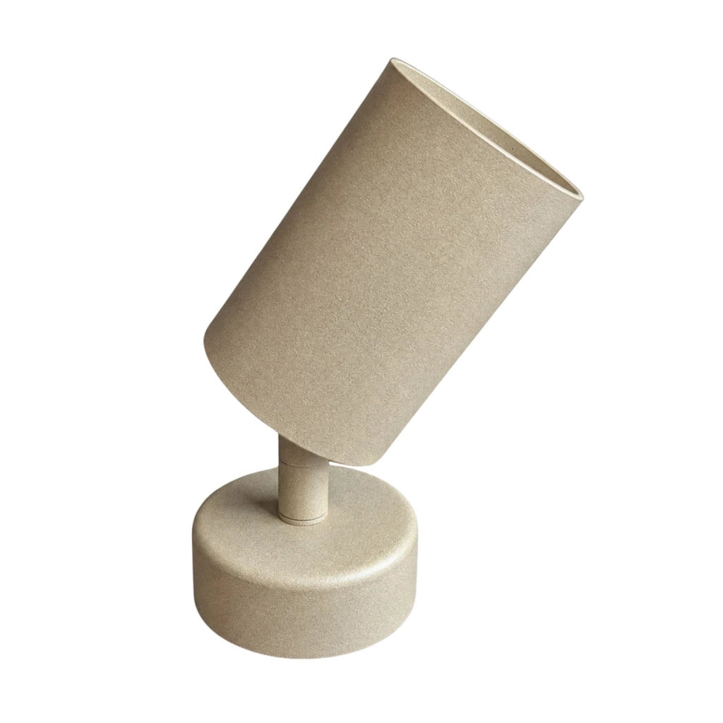 Faro Lampada Led Da Soffitto Parete GU10 Orientabile, Colore Disponibili Bianco Nero Sabbia (Sabbia)