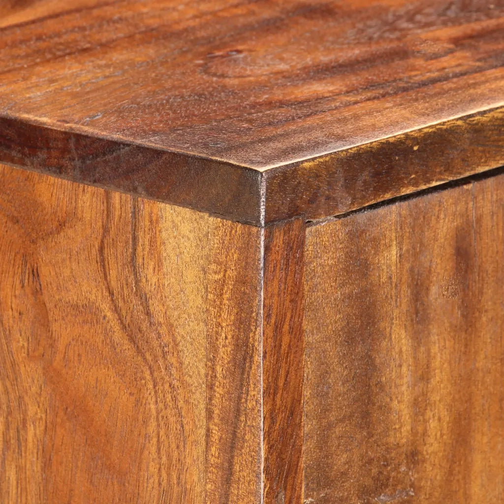 Credenza Alta 80x30x100 cm in Legno Massello di Acacia cod mxl 56624