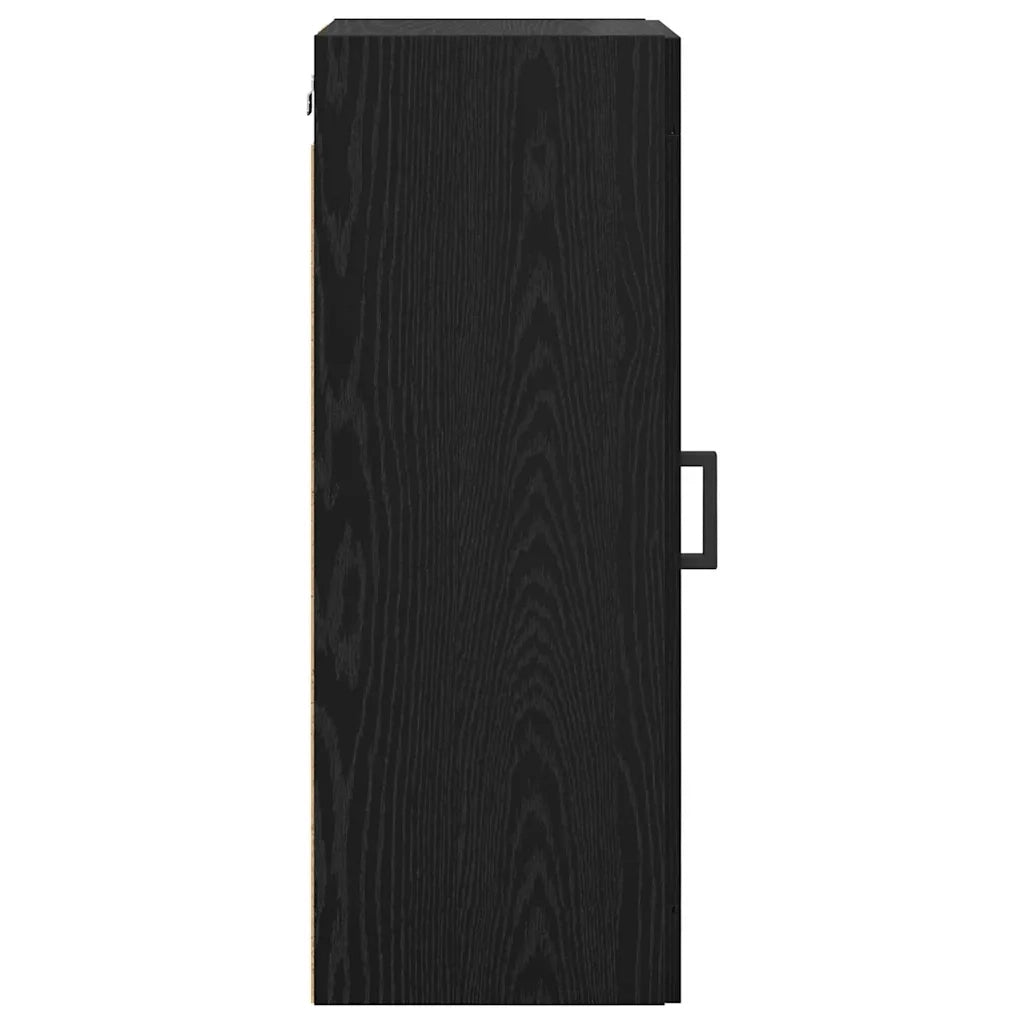 Pensile Rovere Nero 34,5 x 34 x 90 cm Legno multistrato 882438