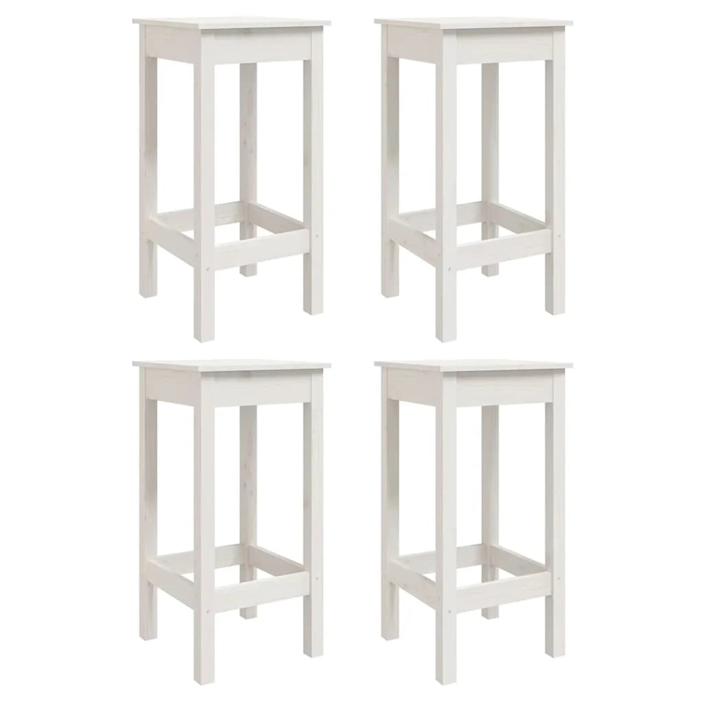 Set da bar da giardino 5 pezzi bianco legno di pino massiccio 02_0013390