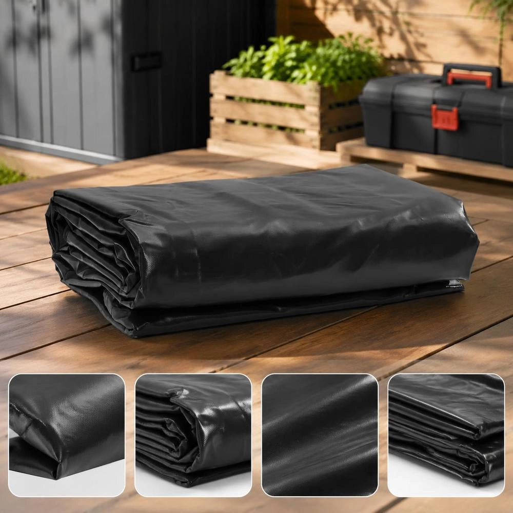 Tarpaulin, Anthracite, 2x3 M, 650 G/square Meter
