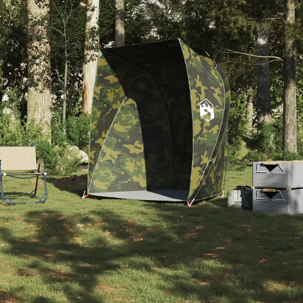 vidaXL Tenda da Pesca Mimetica Impermeabile