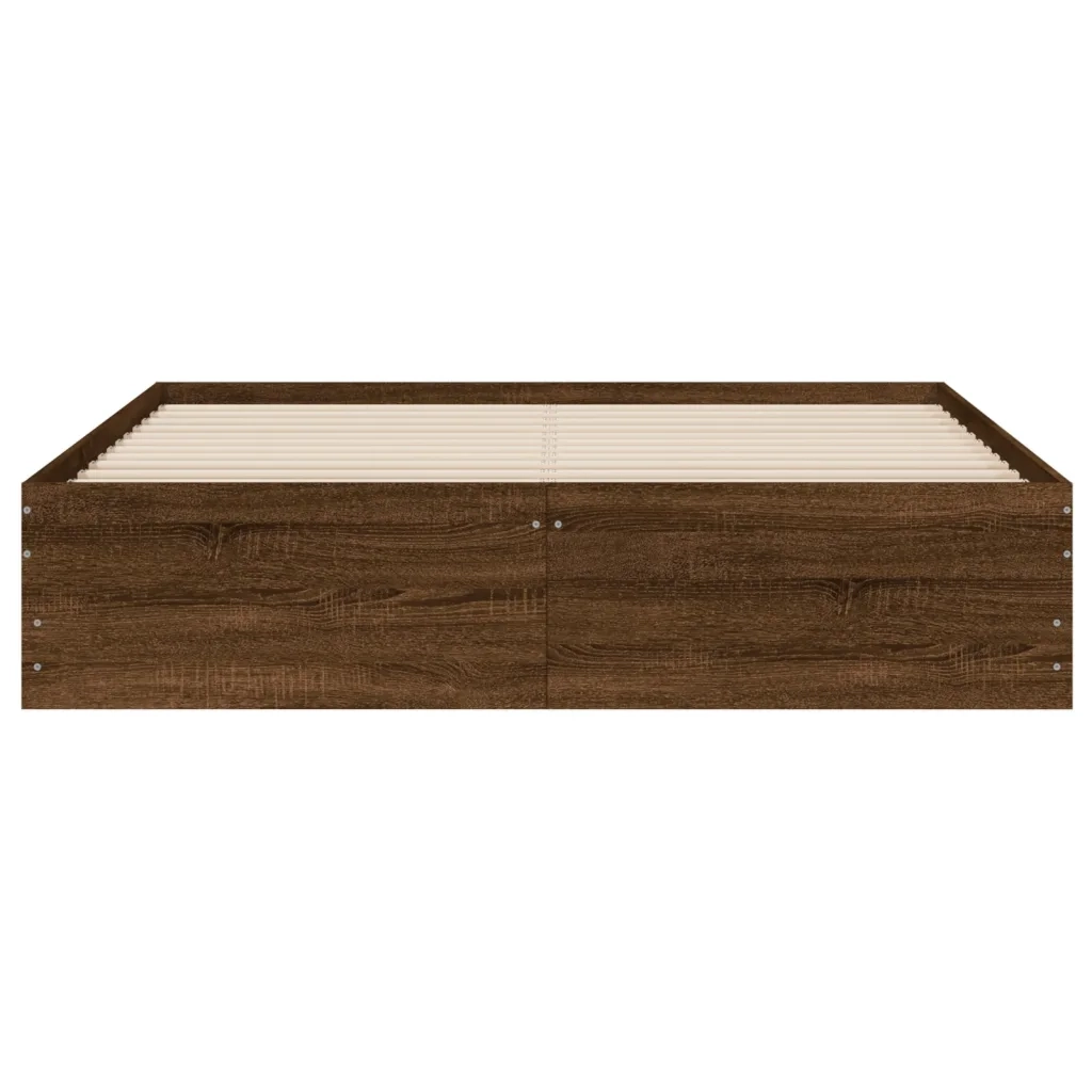 Giroletto Cassetti Rovere Marrone 150x200 cm Legno Multistrato 3207272