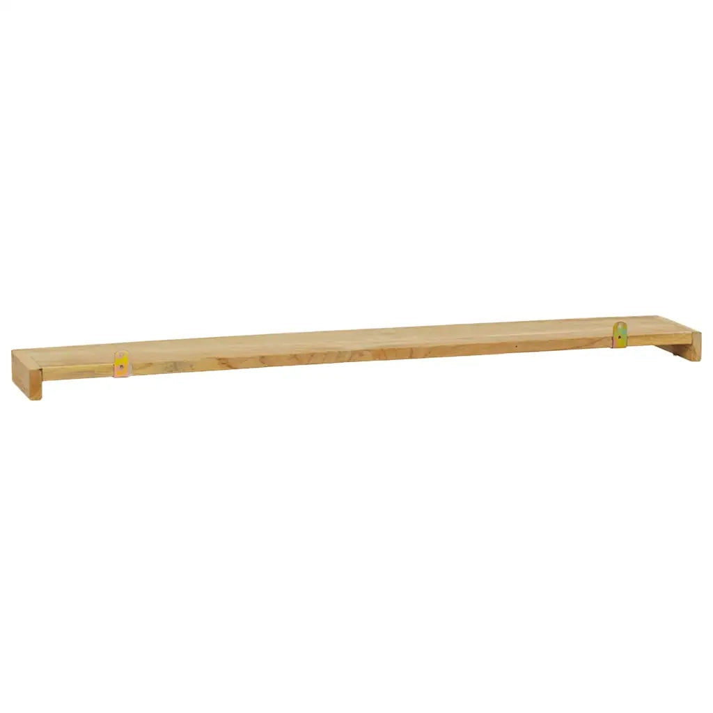 Mensole da Parete 2 pz 90x15x4 cm in Legno Massello di Teak 340756