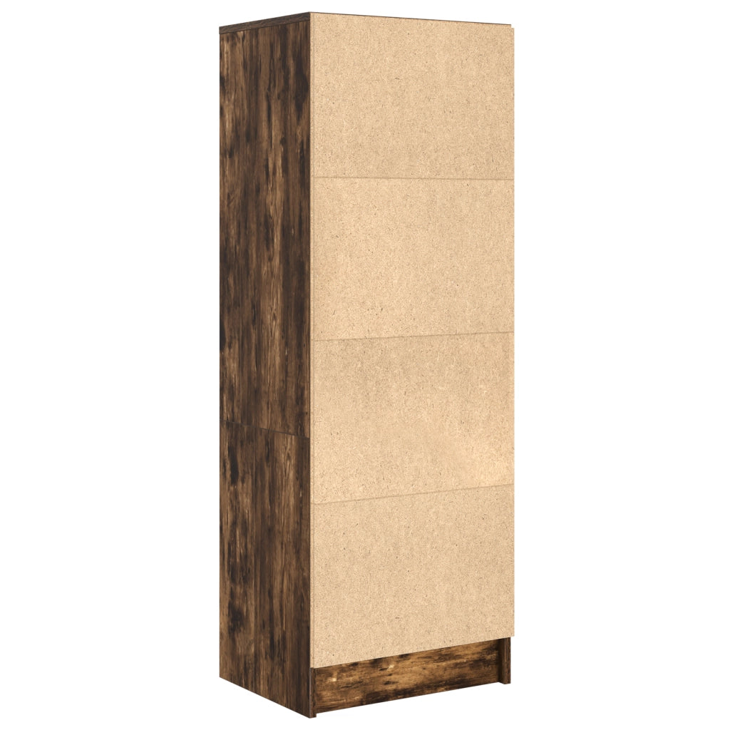 Scaffale in Rovere Affumicato Rovere Affumicato Legno Ingegnerizzato