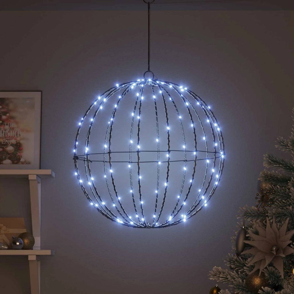 Palla con 160 LED Bianco freddo 50,5 x 50,5 x 52 cm Metallo 42019115