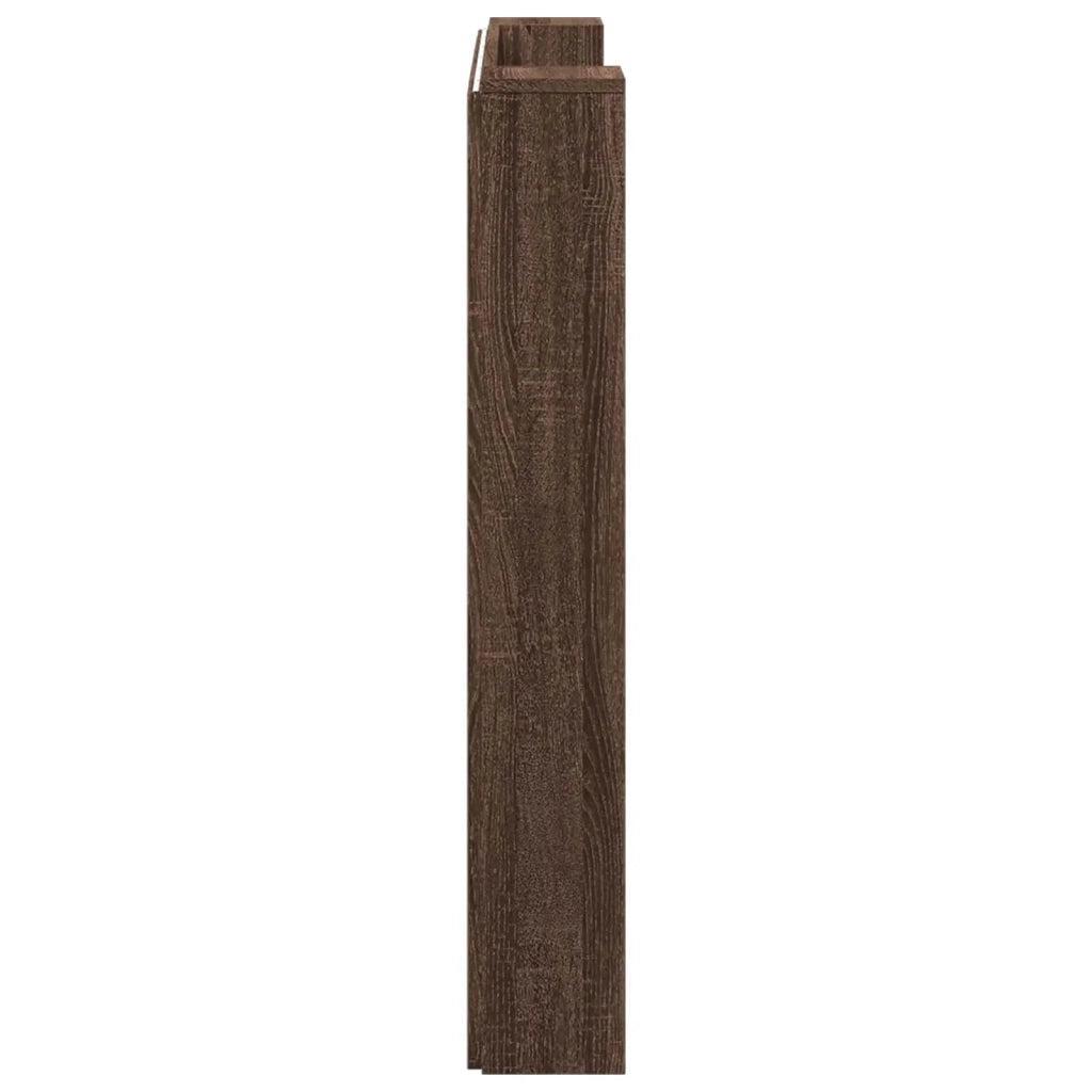 Testiera Letto Rovere Marrone Legno ingegnerizzato
