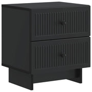 Armadio da Notte Nero 43 x 34,5 x 47,5 cm Legno ingegnerizzato 893837
