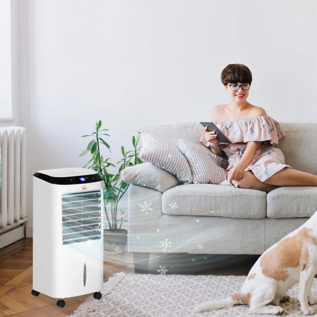 Raffrescatore d'aria mobile ionizzatore 4 in 1 ¨C zephmum ¨C bianco nero