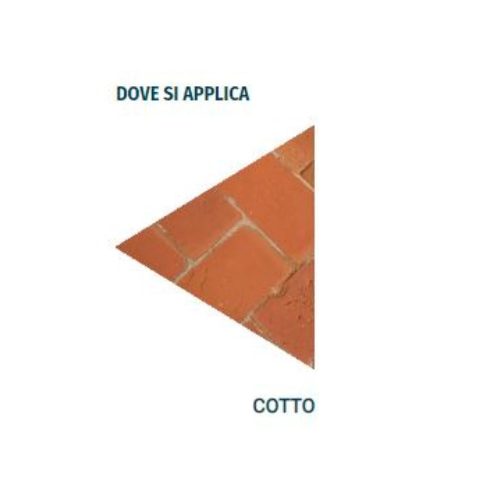 Impregnante protettivo antimacchia all'acqua per pavimenti in cotto idro 5 lt