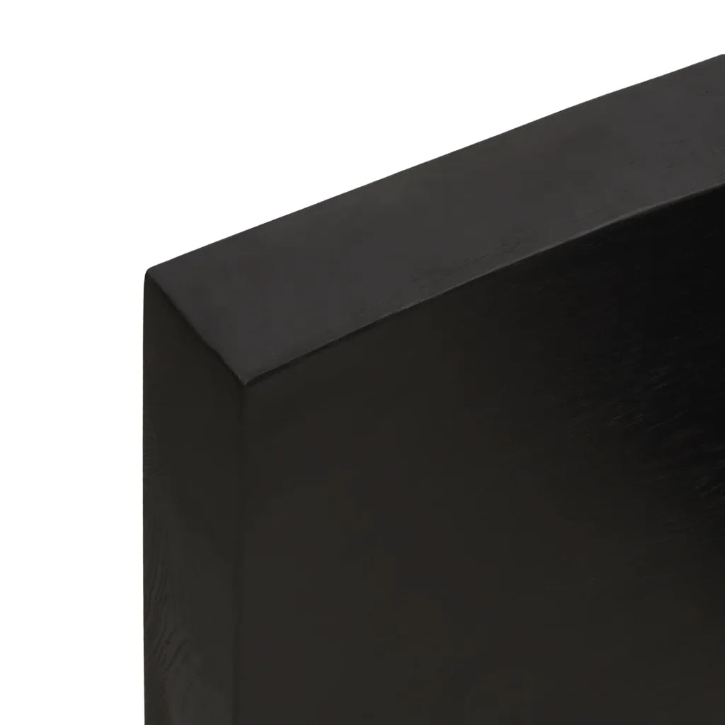 Ripiano Marrone Scuro 40x60x(2-6) cm Massello Rovere Trattato 363757