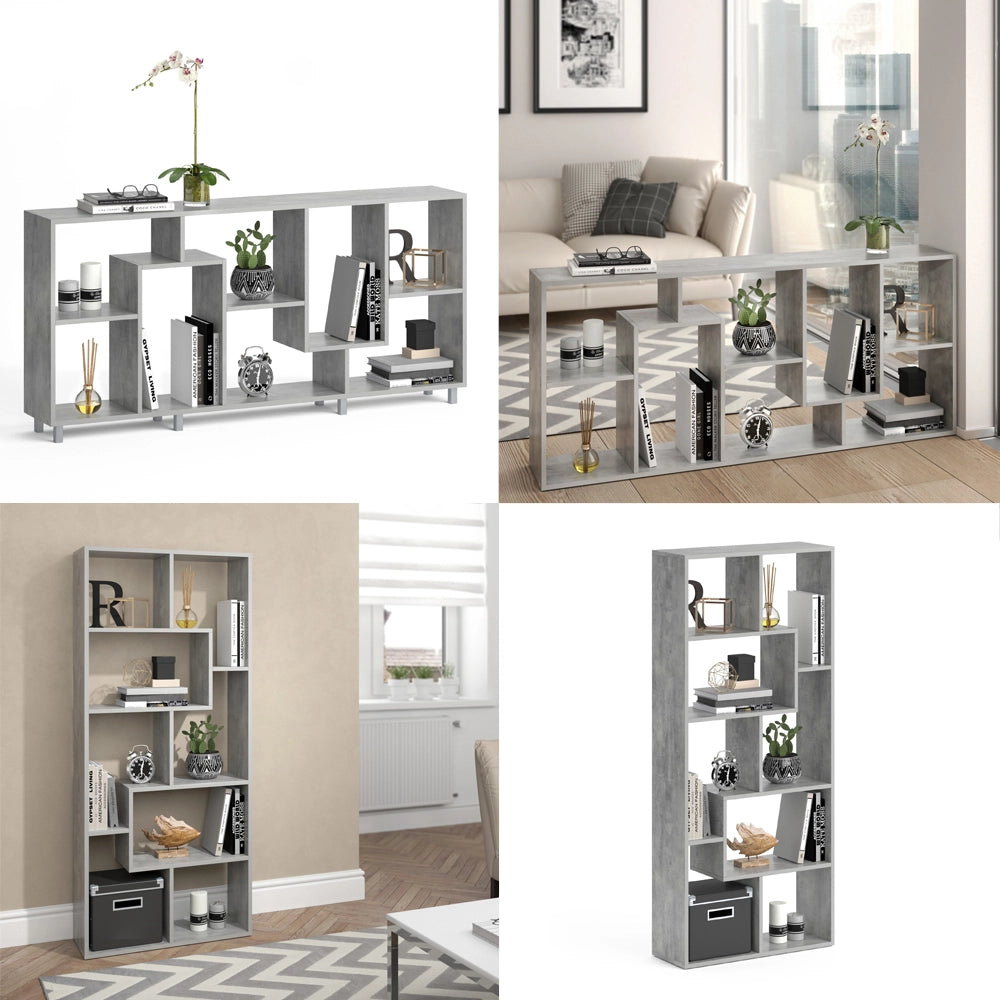 Vicco Divisorio per ambienti Grigio 160.6 x 67.2 cm