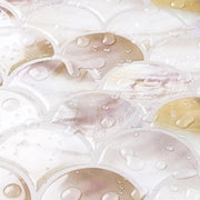 Tegelstickers Autoadesivi 3D Beige per Cucina e Bagno - Impermeabili e Lavabili - 30x30 cm