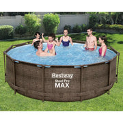 Bestway Set Piscina Rotonda Steel Pro MAX Deluxe Series 366x100 cm 92836