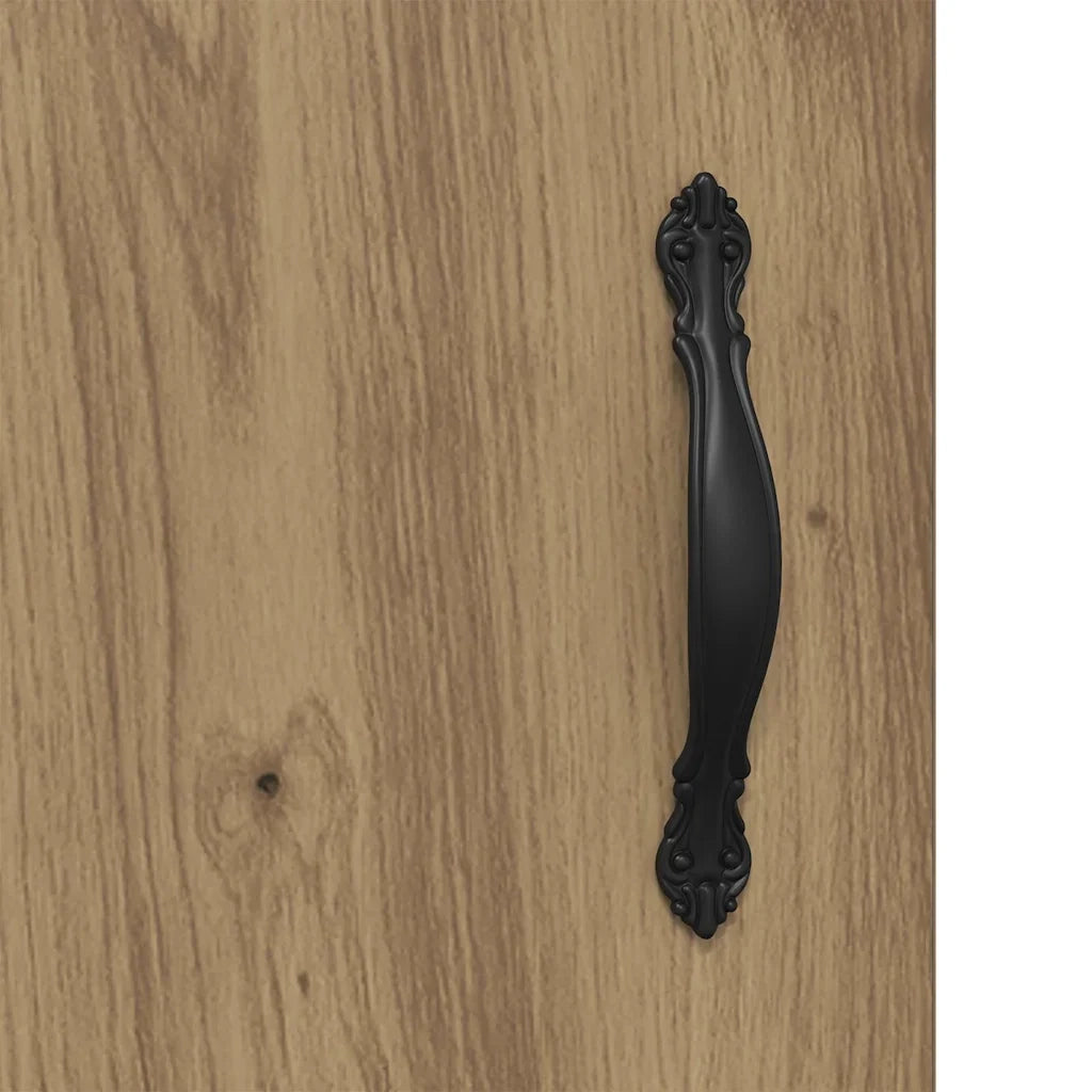 Mobile porta TV in legno composito con 2 cassetti per un pratico spazio contenitivo 150 x 30 x 50 cm legno di rovere lavorato a mano 02_0051147