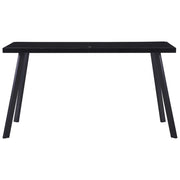 Tavolo da Pranzo | Tavolo da cucina Nero 140x70x75 cm in Vetro Temperato