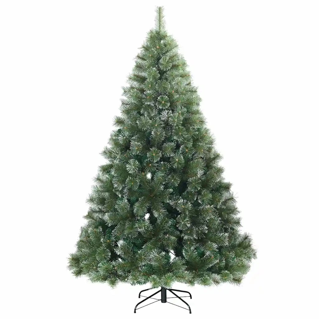 Albero di Natale artificiale con 300 LED Verde 210 cm PE e PVC 3397860
