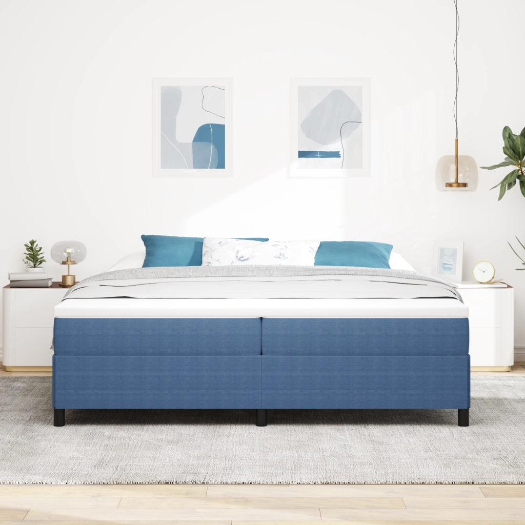 Struttura letto  Blu 200x200 cm Tessuto in corda