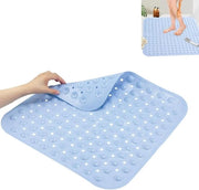 Pavimento Antiscivolo Quadrato 48 x 48 cm - Blu chiaro, Lavabile in lavatrice con Spugne ad aggancio