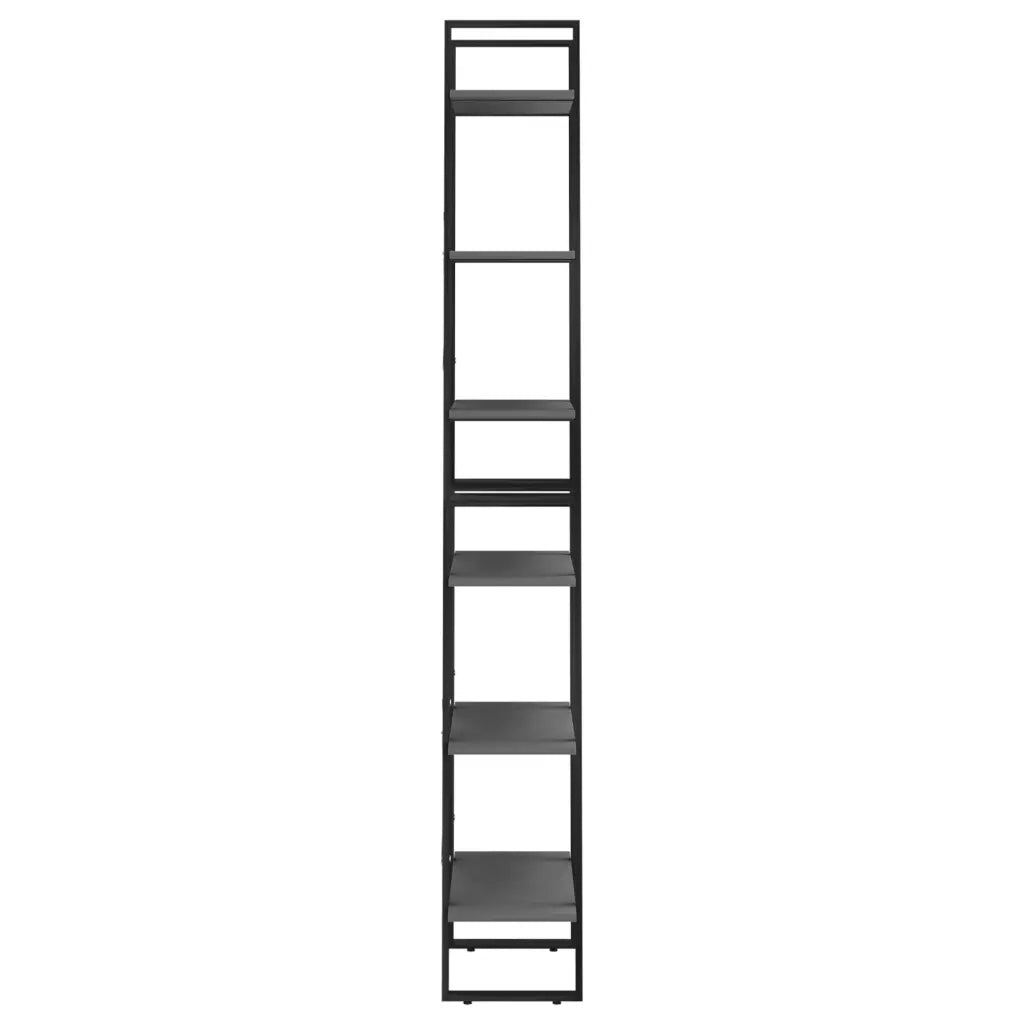 Scaffale Portaoggetti Grigio 60x30x210 cm in Legno Multistrato 806519