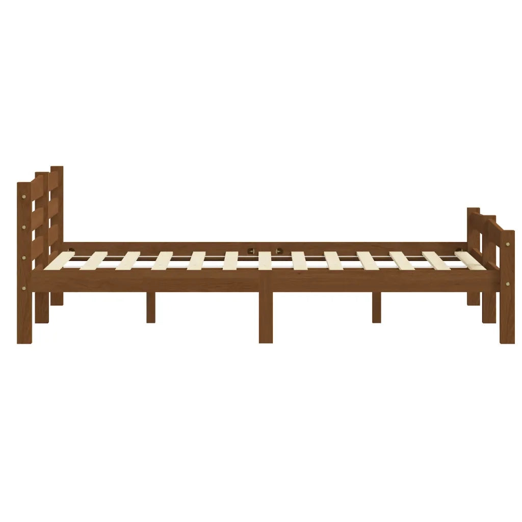 Giroletto senza Materasso Ambrato 180x200 cm in Legno di Pino