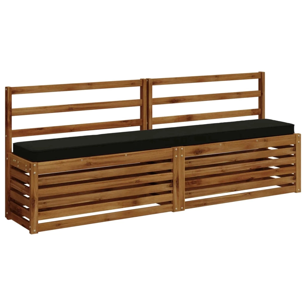 Cuscino per Panchina a 1 Pezzo VUGHT 100% Poliestere Nero 950850