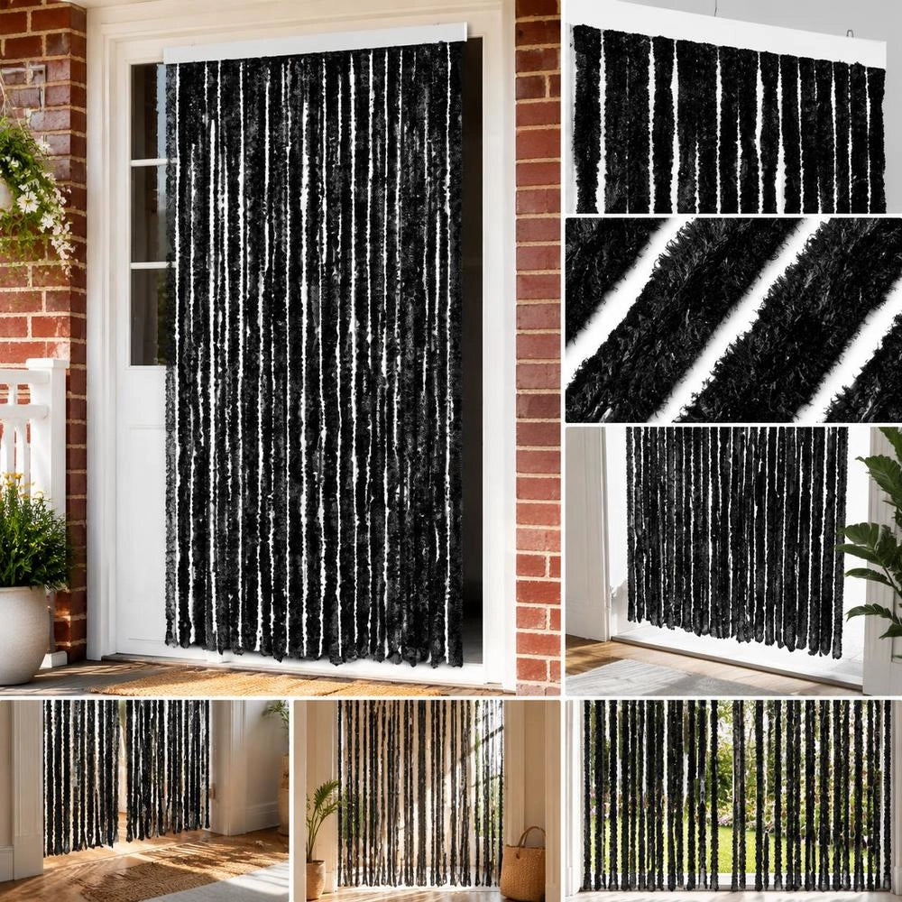 Insect Screen Curtain Anthracite 90x220 Cm Chenille