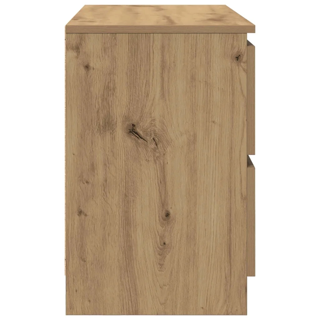 vidaXL Mobile TV Rovere Artigianale 80x35x54 cm in Legno Multistrato