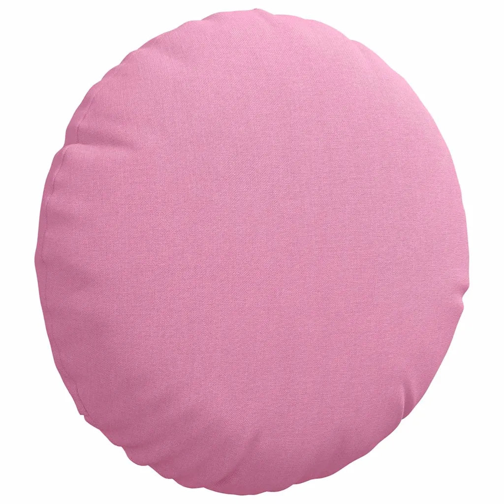 Cuscini per Seduta 2 pcs Rosa Ø30 x 13 cm Tessuto 42014098