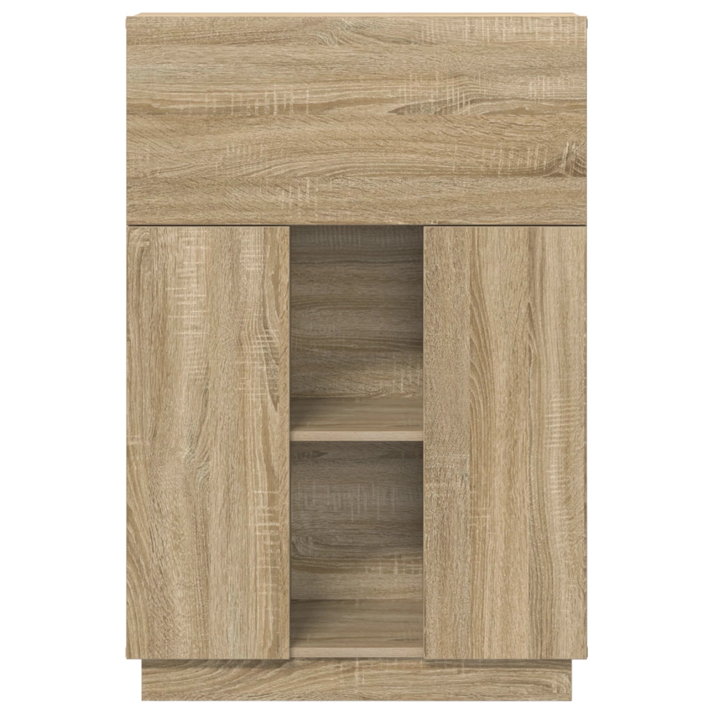 Scrivania per Computer in Rovere Sonoma Rovere sonoma Truciolare Media
