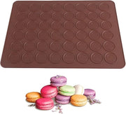 Mat di silicone per macarons - Strato antiaderente - 48 cavità - 38 x 28 cm