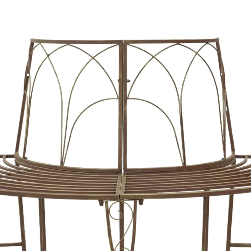 Panchina per Alberi 4-Numero di posti 160 x 80 x 89 cm Acciaio 42029518