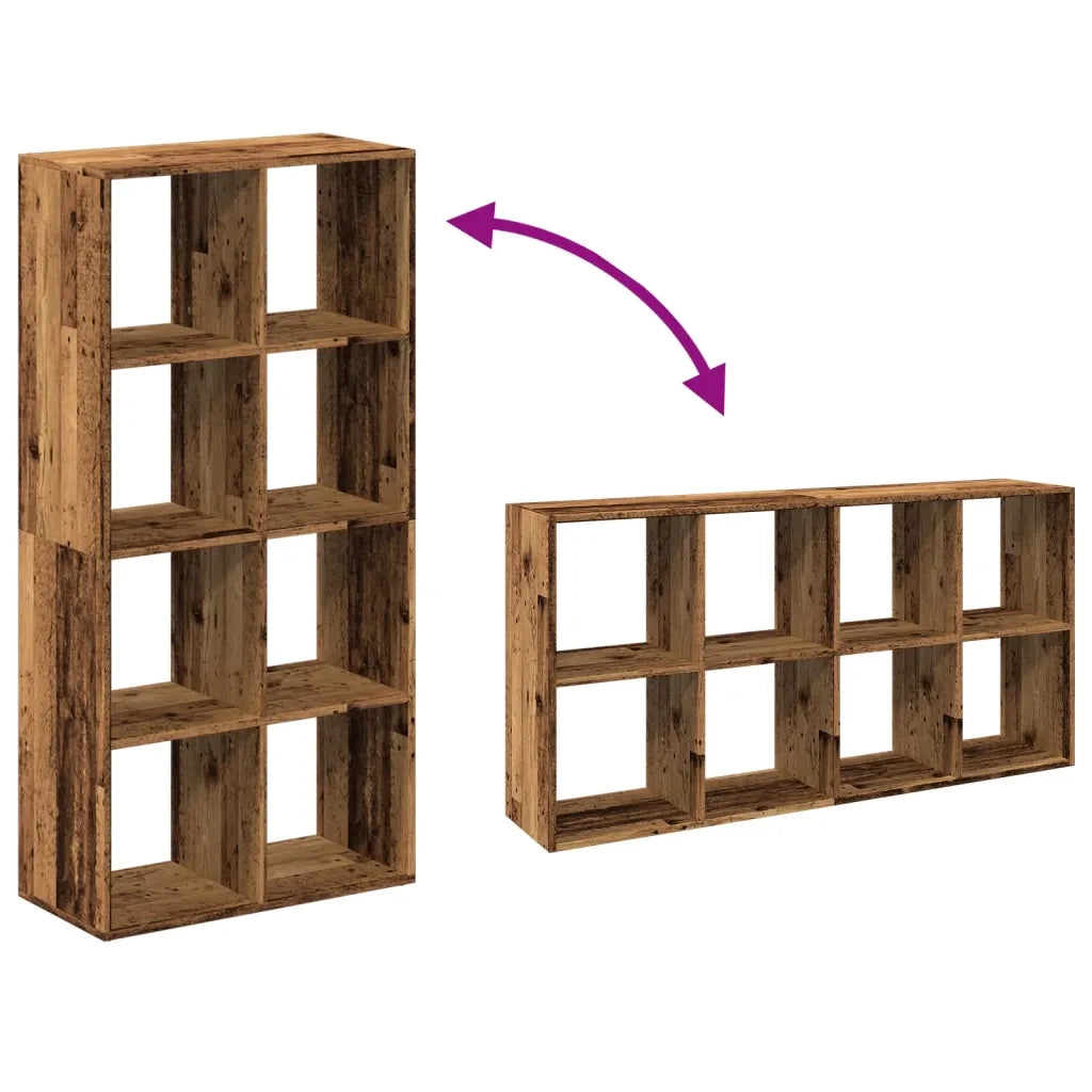 Libreria Divisorio Legno Antico 69,5x29x137,5 cm in Truciolato 858028