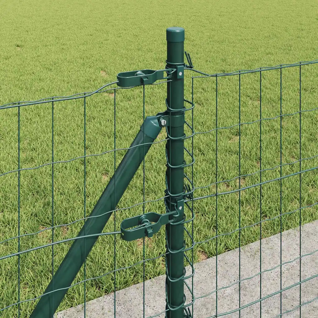 Recinzione con Posto Verde 0,6 x 25 m Acciaio e PVC