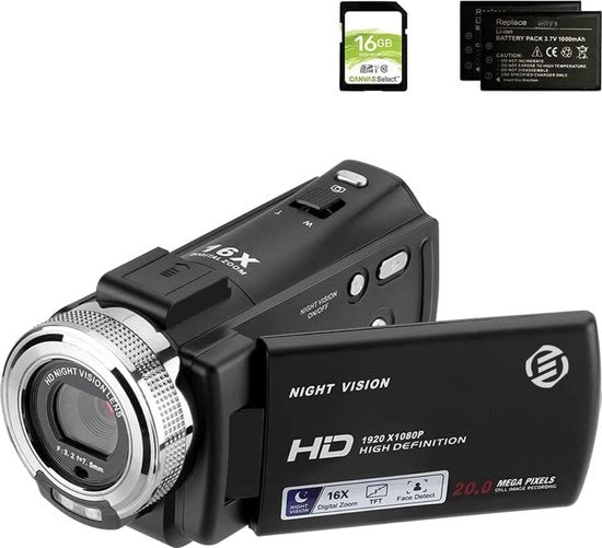 Camera per Vlog Digitale - Videocamera per Principianti - Adatta per YouTube e TikTok