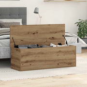 Scatola di Stoccaggio Rovere artigianale 102 x 35 x 35 cm 868721