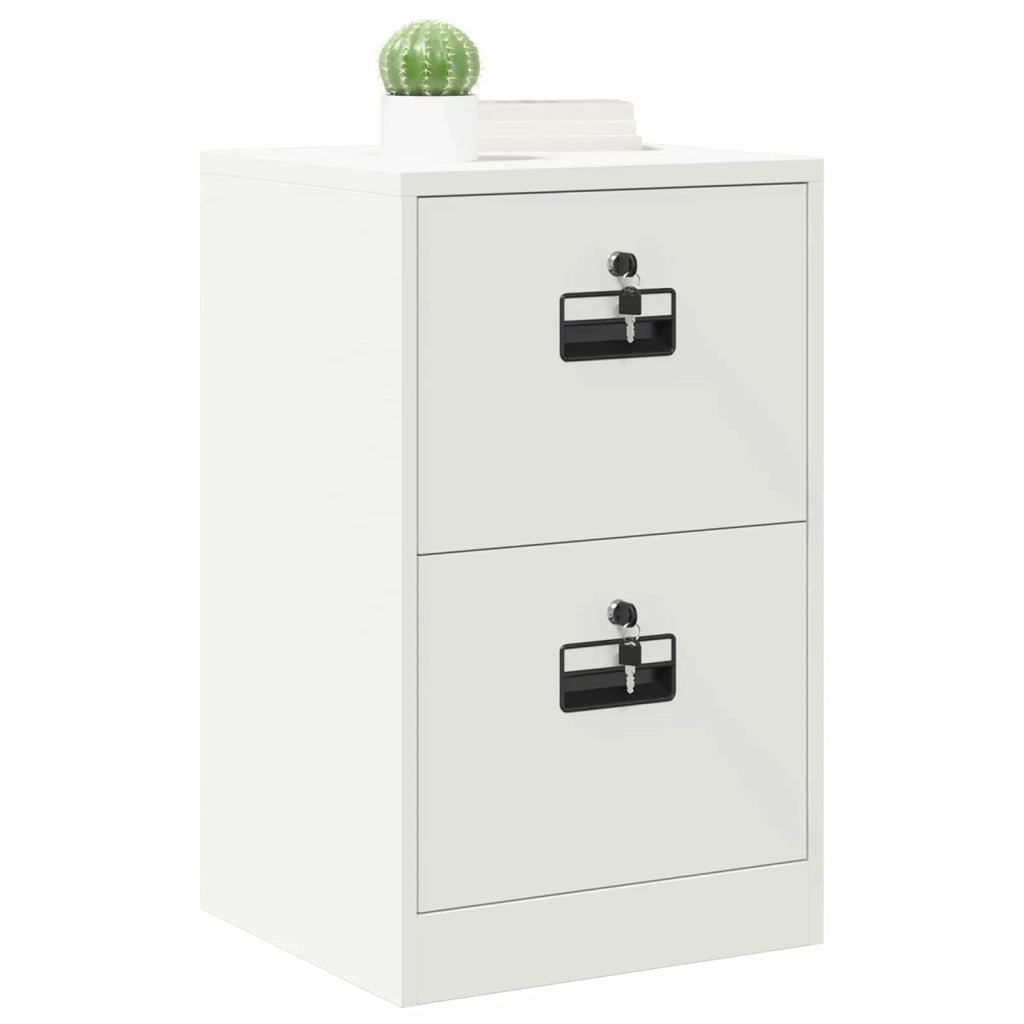 Armadio per File con cassetto Bianco 45,5 x 42 x 74,5 cm