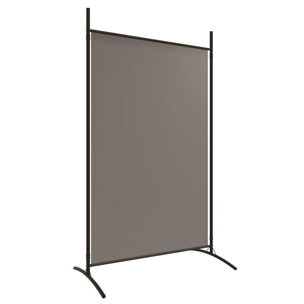 Divisorio a 3 Pannelli Antracite 525x180 cm in Tessuto 350280