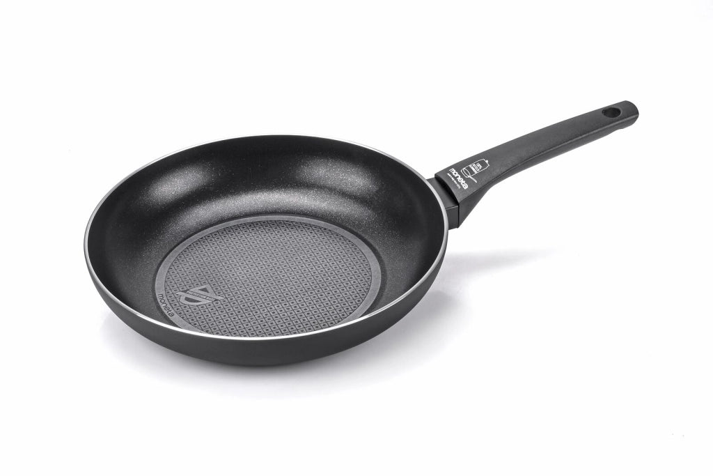 Moneta 0005550130 Recy Padella 30 cm Alluminio 100% Riciclato Antiaderente Induzione colore Nero
