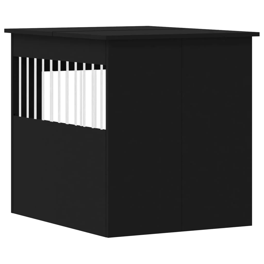 Mobile per trasportino per cani 64,5 x 80 x 71 cm in legno ingegnerizzato nero 02_0043366