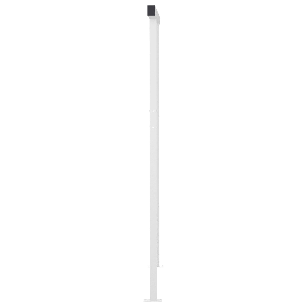 Tenda da Sole Automatica LED Sensore Vento 3,5x2,5 m Blu Bianca 3069931