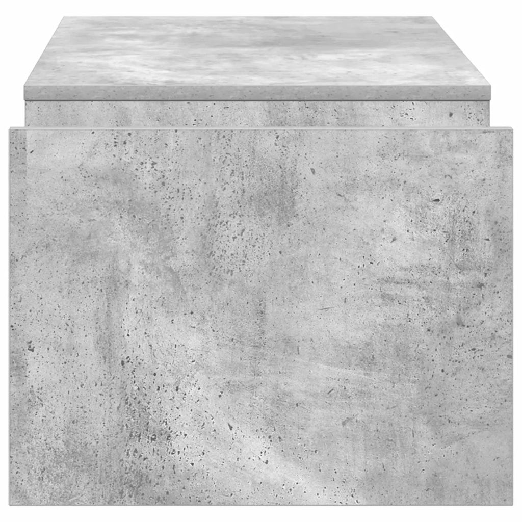 Tavolino da salotto Grigio cemento 90 x 45 x 35 cm 8000175