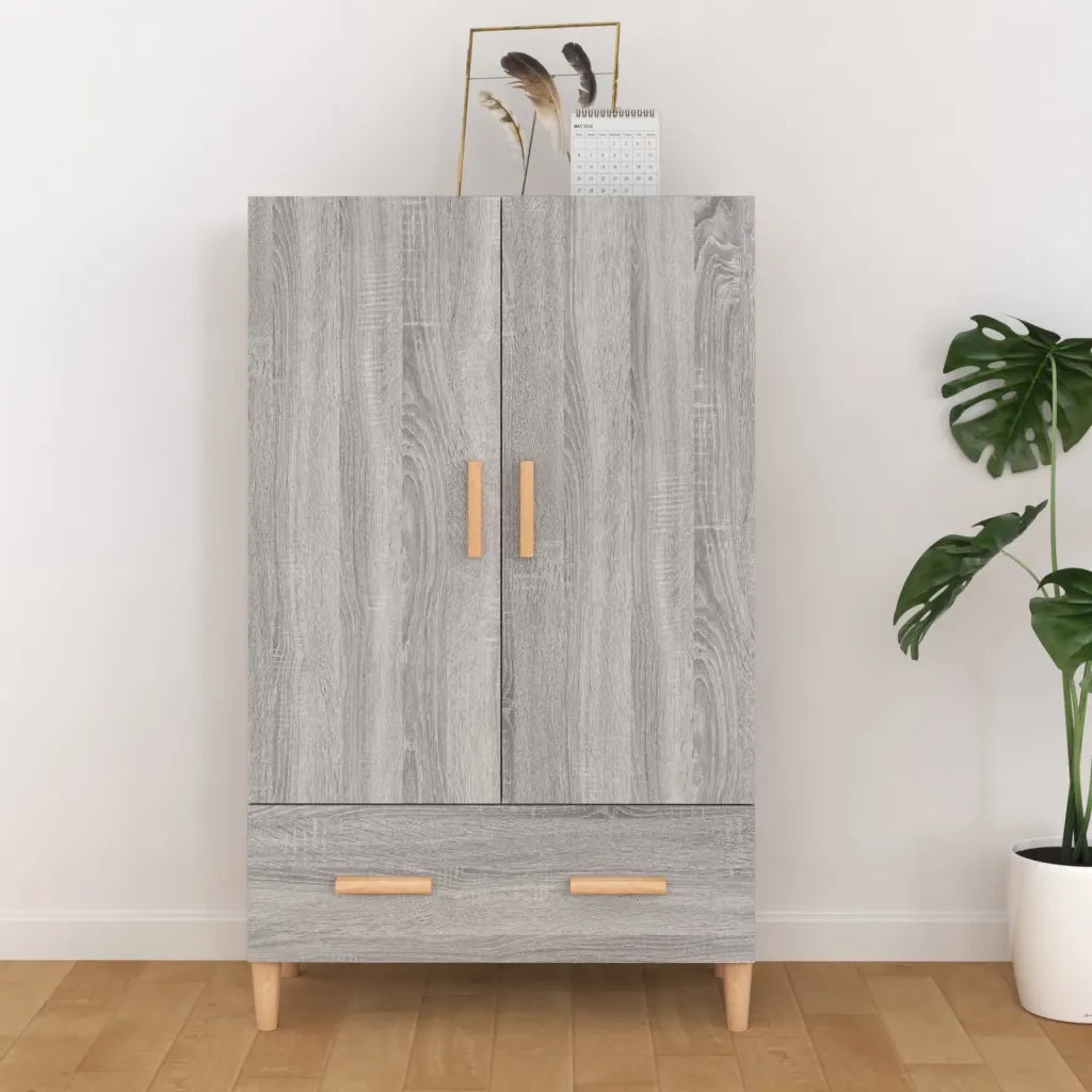 Credenza Grigio Sonoma 70x31x115 cm in Legno Multistrato cod mxl 11888