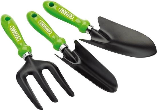 Set di attrezzi per giardinaggio - Verde (3 pezzi) - 34x205x43 cm - Facile da trovare