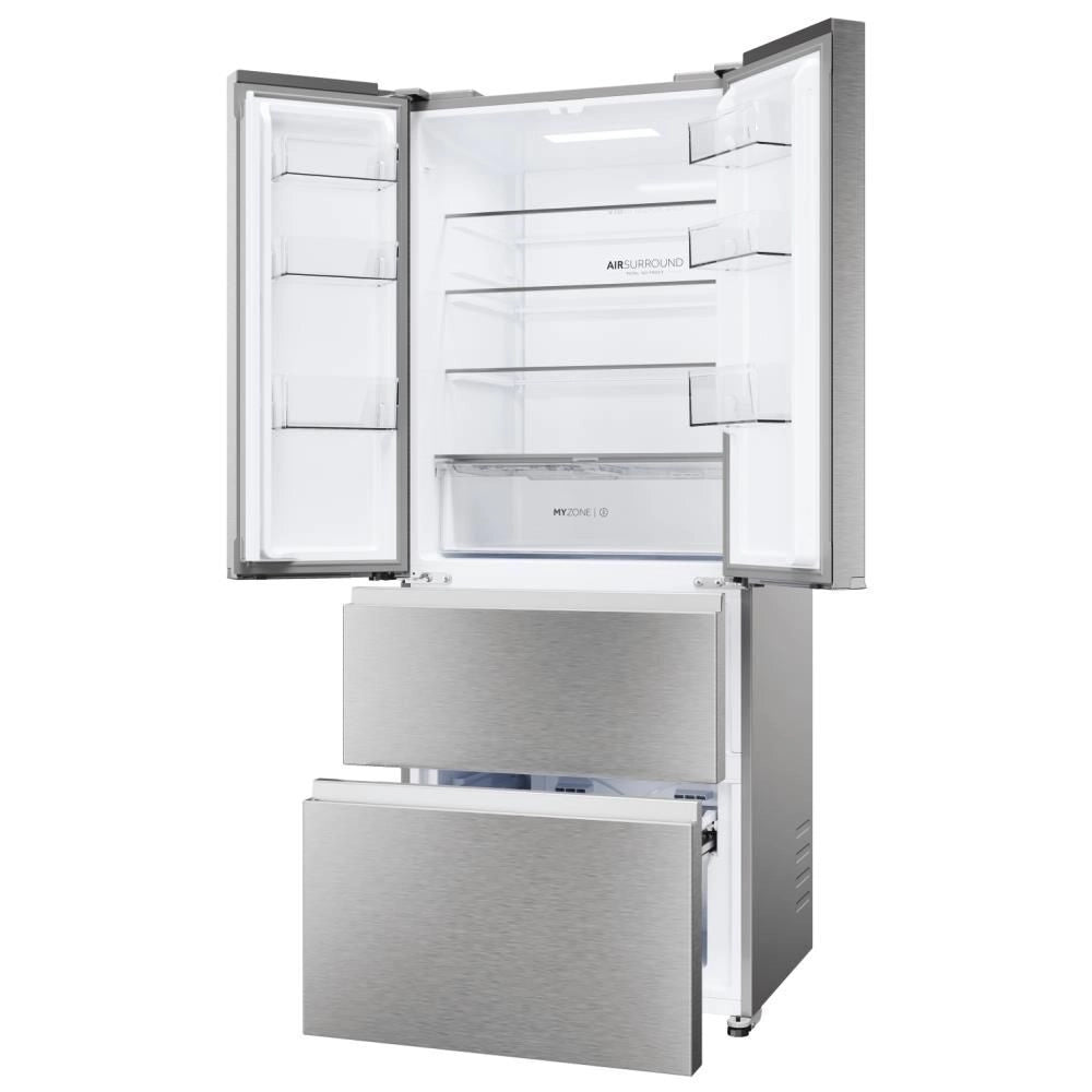 Haier FD 70 Series 3 HFR3718ENMM frigorifero side-by-side Libera installazione 402 L E Acciaio inox