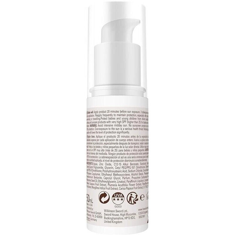HAWAIIAN TROPIC MINERAL SUN MILK FACE LOZIONE SOLARE VISO CON 100% FILTRI PROTETTIVI MINERALI 50 ML