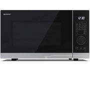 Sharp yc-pg284ae-s forno a microonde nero, argento microonde con grill superficie piana 28 l 900 w