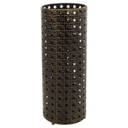 Portaombrelli tondo in metallo nero d20x50h