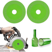 Diamant snijschijf per abrasione per sega a nastro - 115 mm - ruote di vetro - Jade - Crystal - design innovativo - 2 pezzi